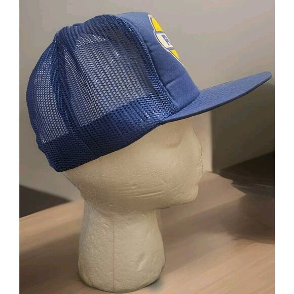 VTG St. Louis LA Rams Drew Pearson Headwear Mesh Trucker Snapback Hat Cap NFL - Picture 5 of 8